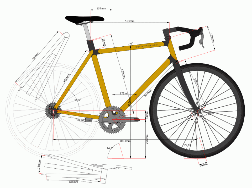 Panda discount bamboo bike